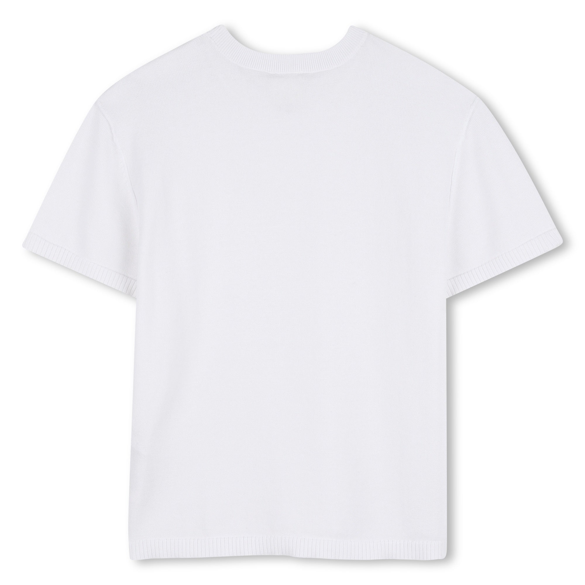 White Knitted Pima Cotton T-Shirt Givenchy