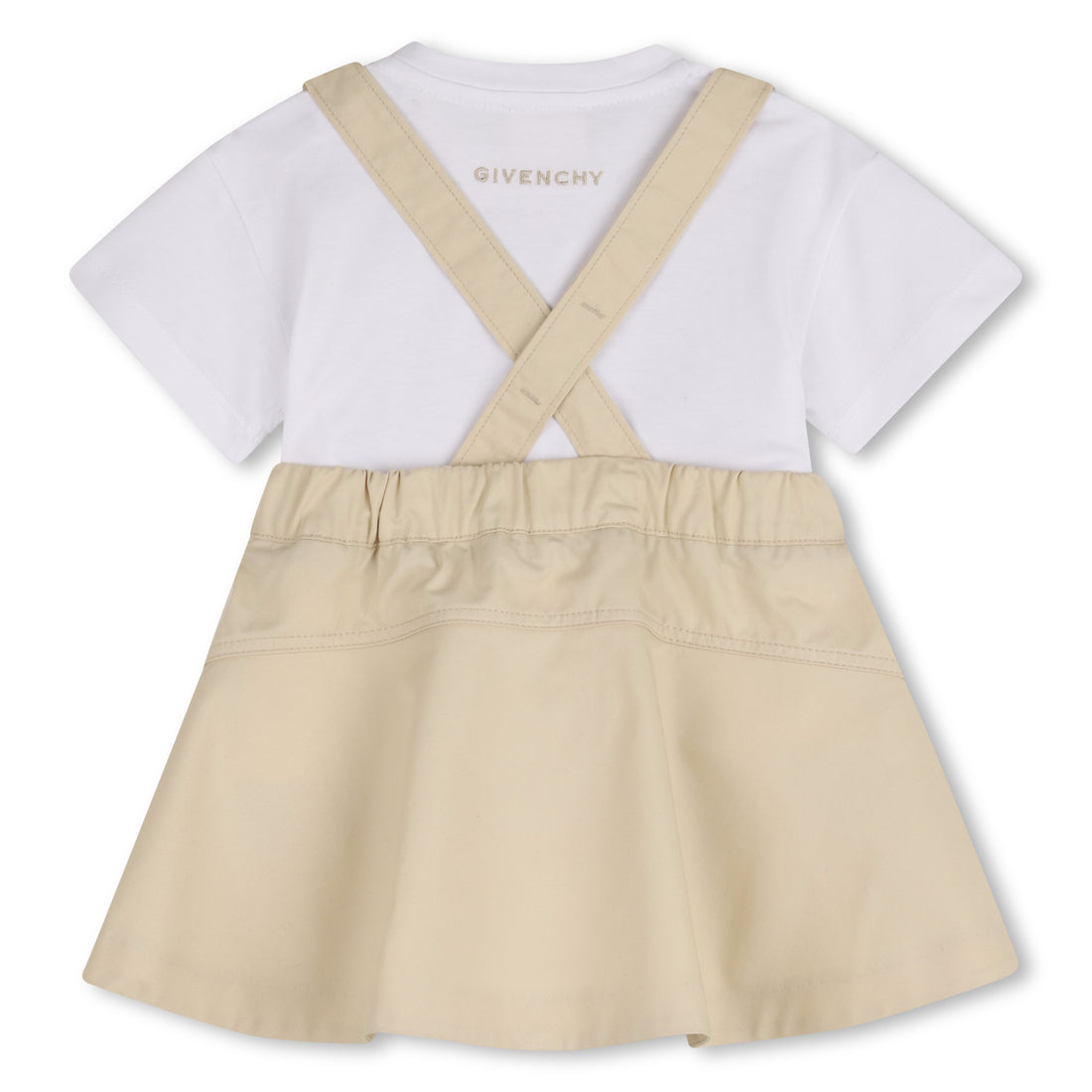 Cotton Gabardine Dress and Organic Cotton T-Shirt Set Givenchy