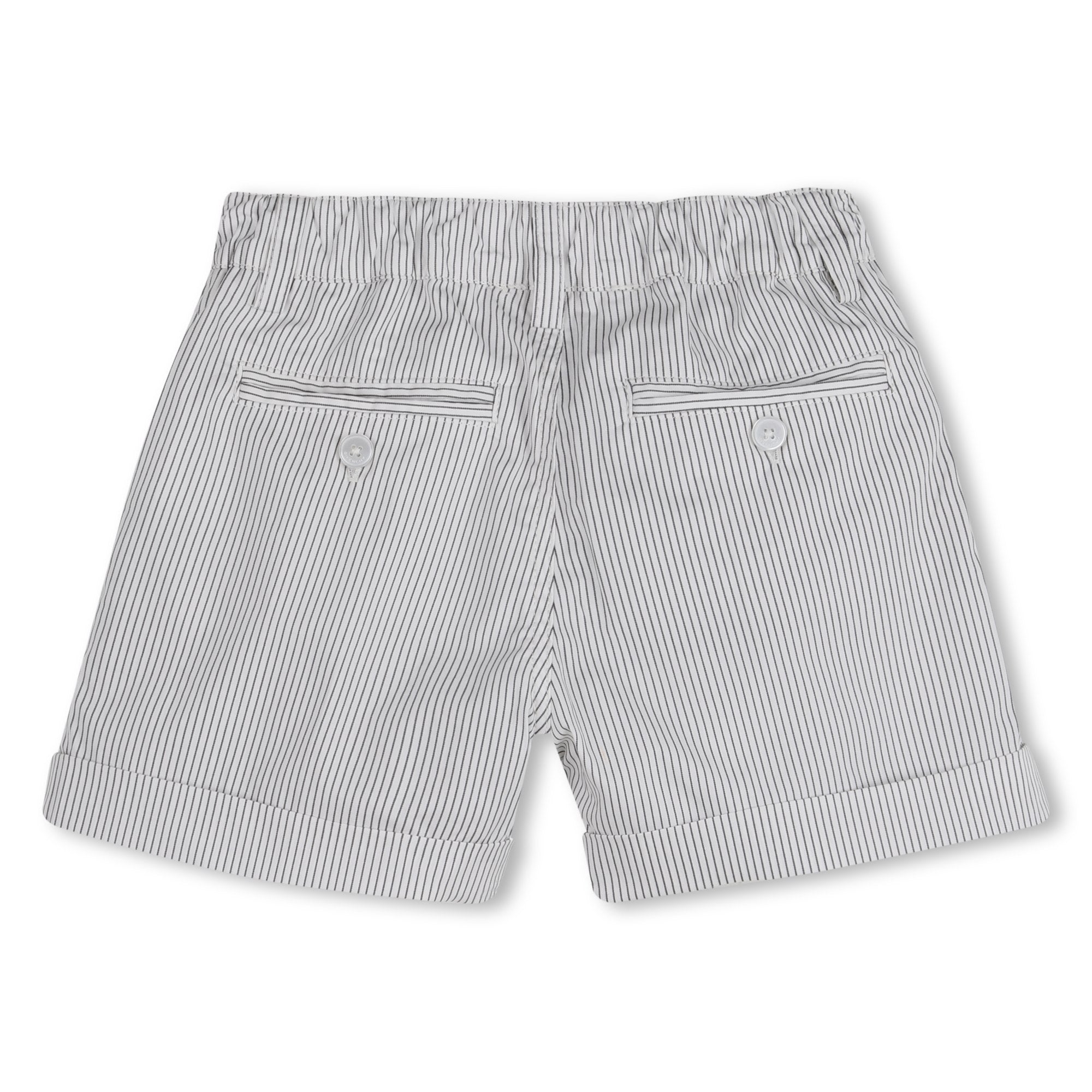 Striped Poplin Shirt and Shorts Set with Elasticated Waist Givenchy