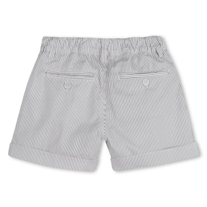 Striped Poplin Shirt and Shorts Set with Elasticated Waist Givenchy