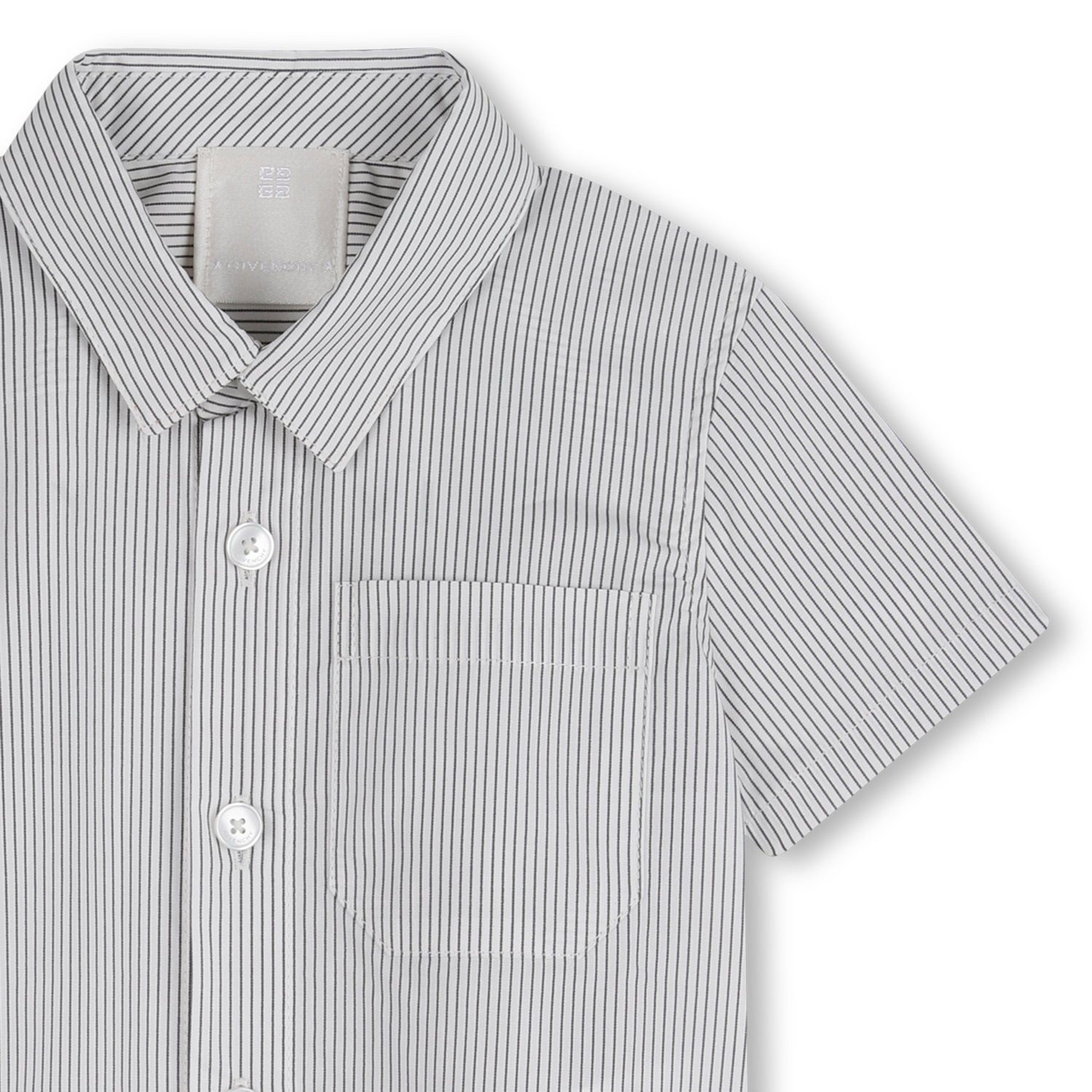 Striped Poplin Shirt and Shorts Set with Elasticated Waist Givenchy