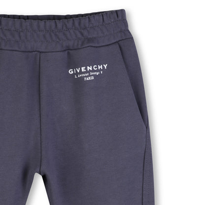 Fleece Jogger Pants with Elasticated Waist and Twisted Seams Givenchy