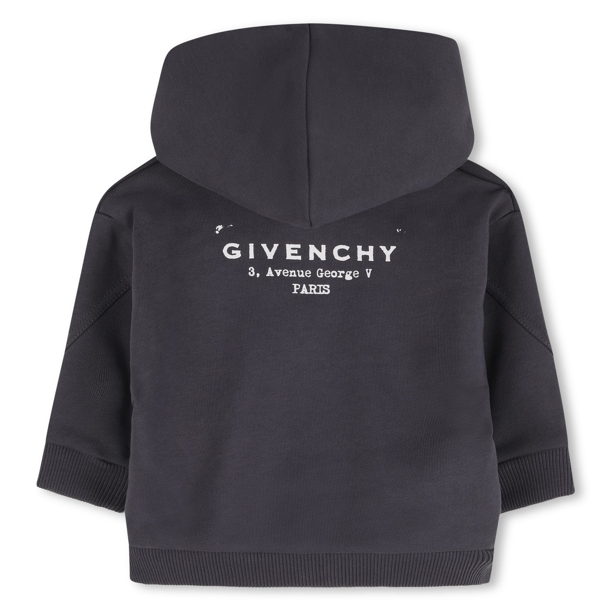 Zipped Fleece Hoodie Givenchy