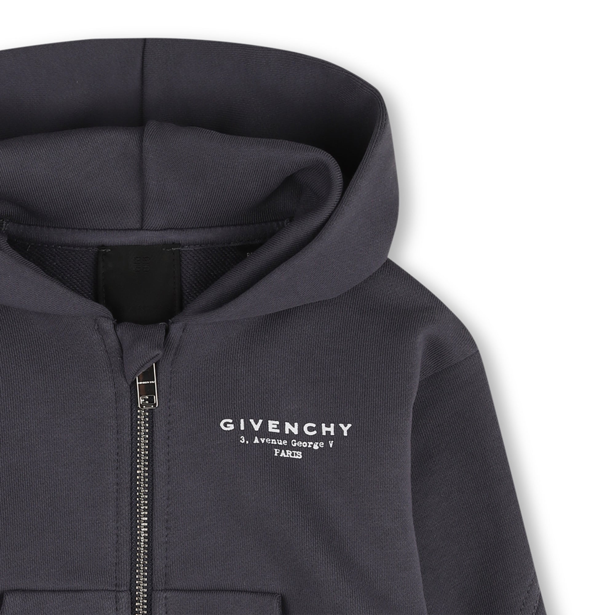 Zipped Fleece Hoodie Givenchy