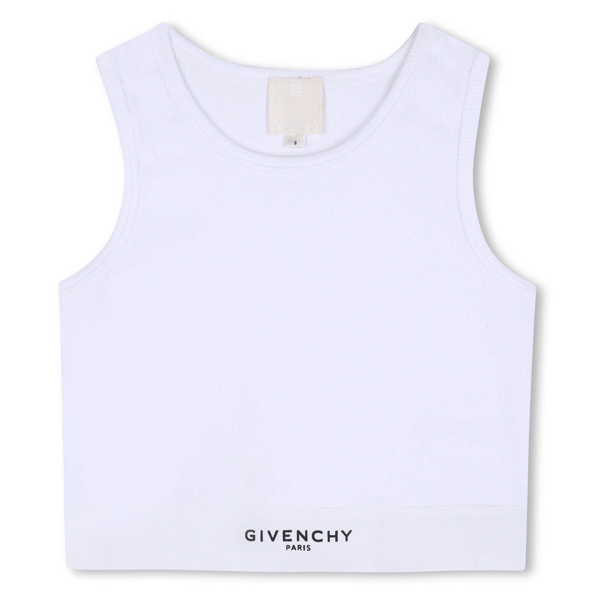 Ribbed Cotton Crop Top Givenchy