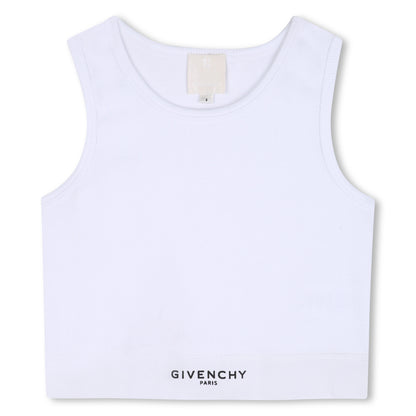 Ribbed Cotton Crop Top Givenchy