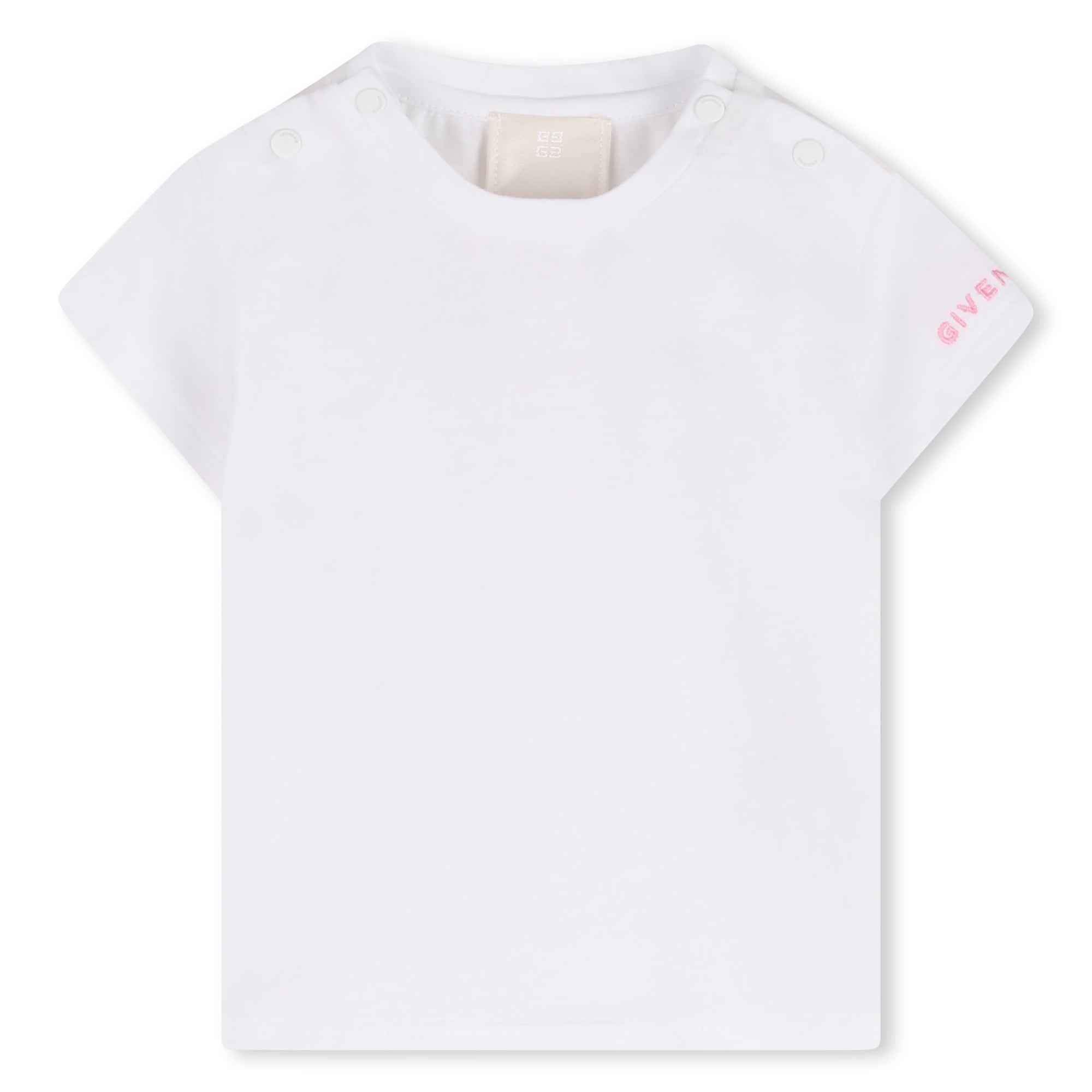 Cotton Tee Shirt and Poplin Overalls Set with Toile de Jouy Print and Headband Givenchy