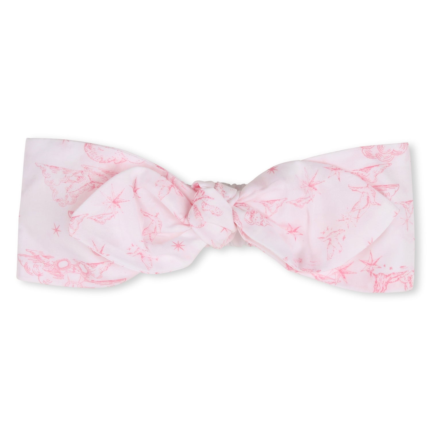 Cotton Tee Shirt and Poplin Overalls Set with Toile de Jouy Print and Headband Givenchy