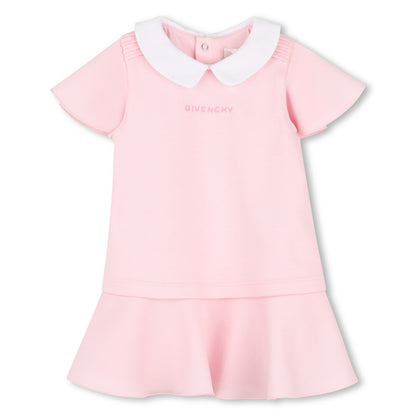 Cotton Dress, Bloomer &amp; Hat Set Givenchy