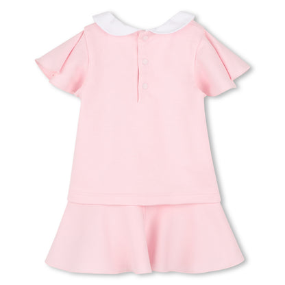 Cotton Dress, Bloomer &amp; Hat Set Givenchy