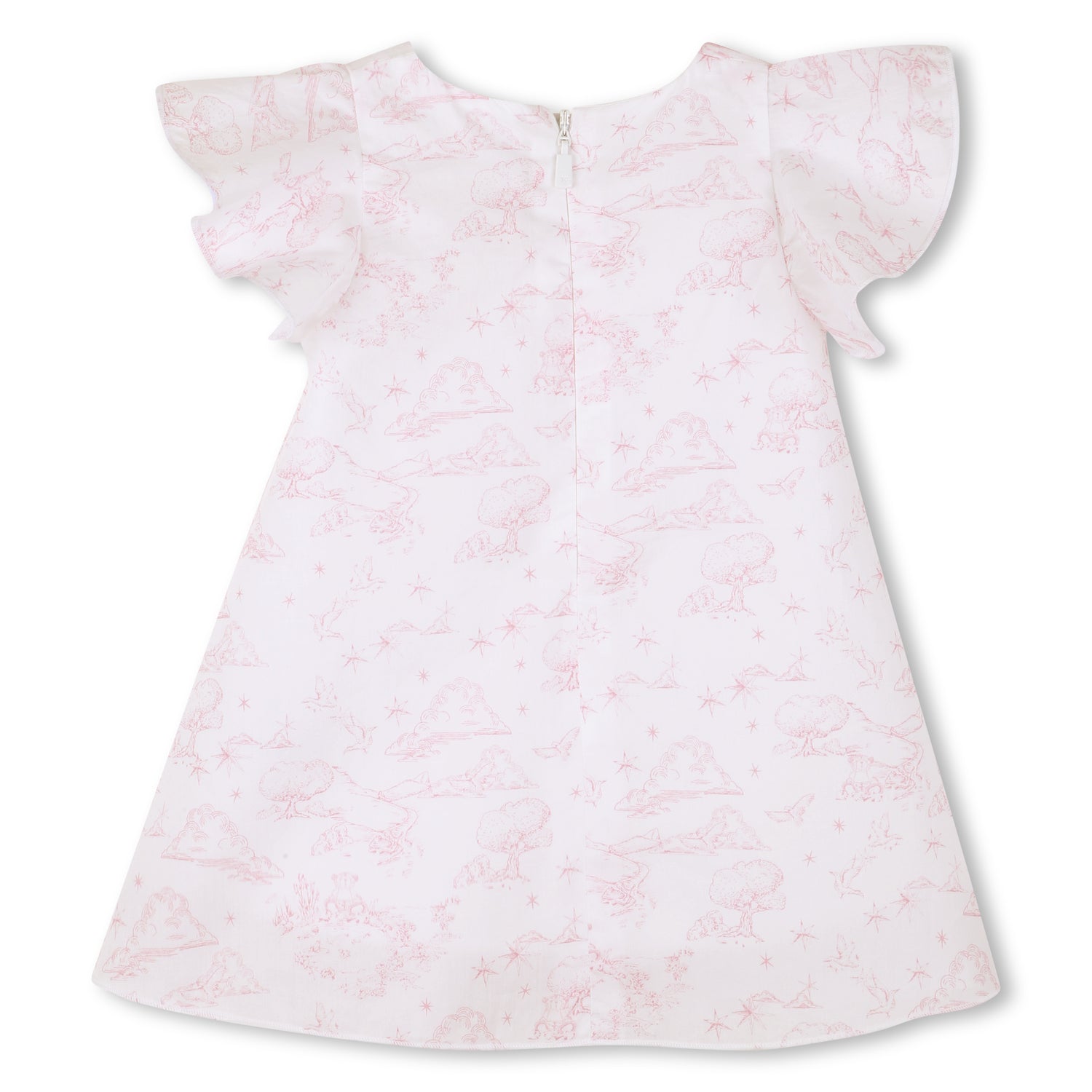 Cotton Poplin Dress and Bloomer Set with Toile de Jouy Print Givenchy