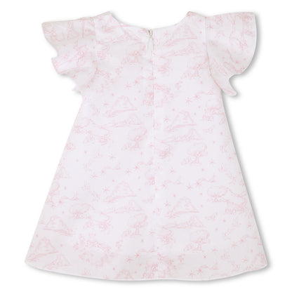 Cotton Poplin Dress and Bloomer Set with Toile de Jouy Print Givenchy
