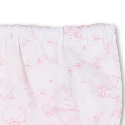 Cotton Poplin Dress and Bloomer Set with Toile de Jouy Print Givenchy