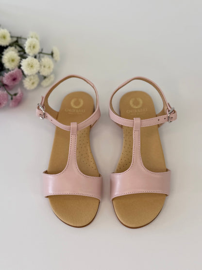 T-Bar Sandal  Pink