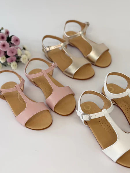 T-Bar Sandal  Pink