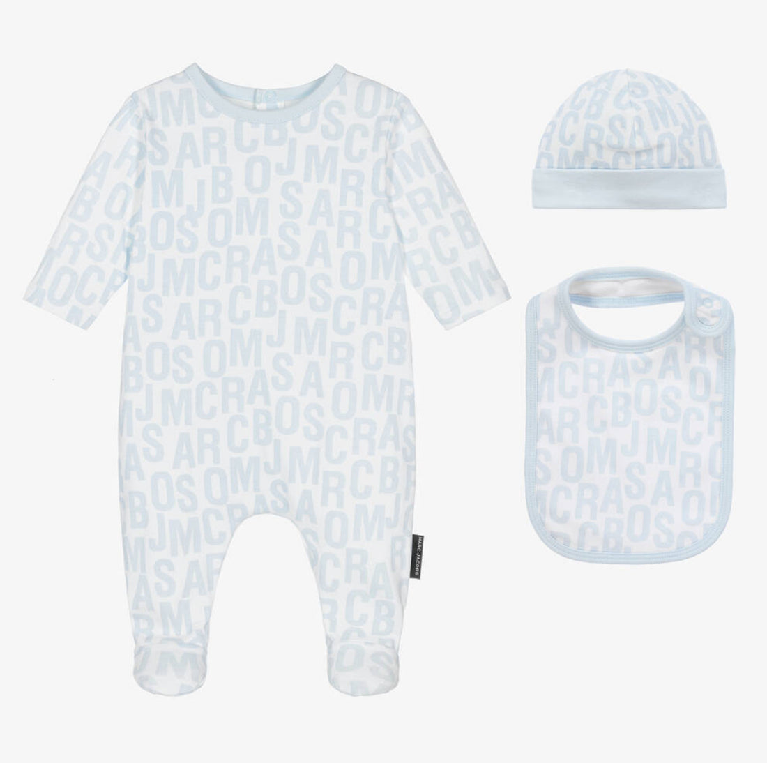 Printed Logo Two-Tone Pyjamas Set