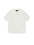Boys Textured Knit Polo Top Emporio Armani