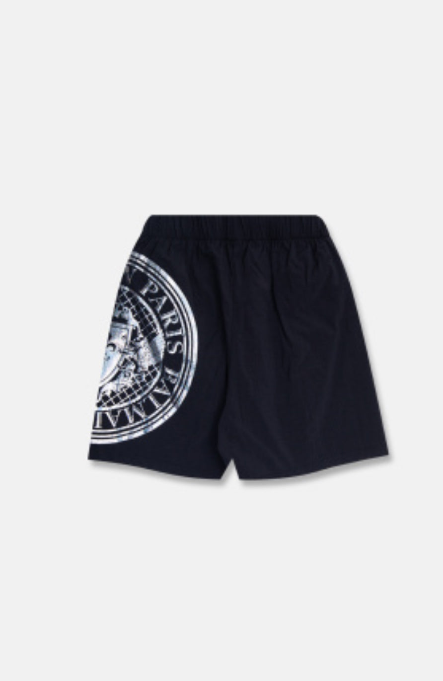 Black swim shorts