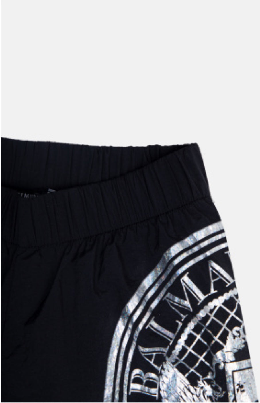 Black swim shorts