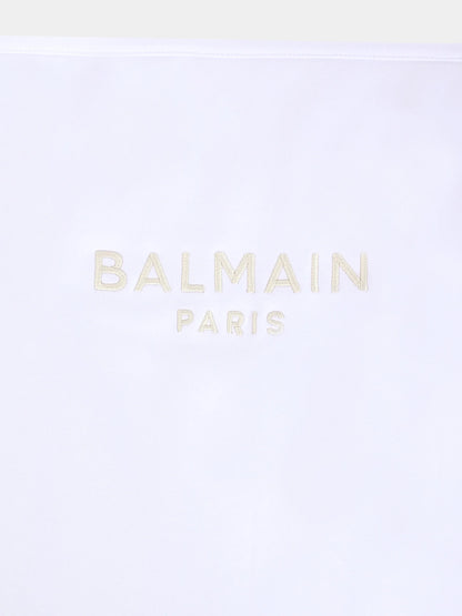 Balmain Paris logo on a light background