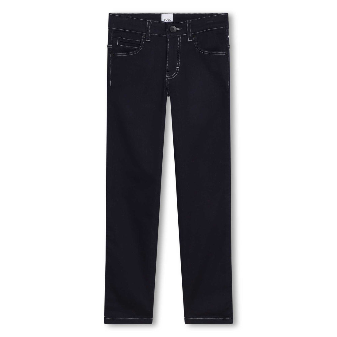 Adjustable Slim Fit Denim Trousers