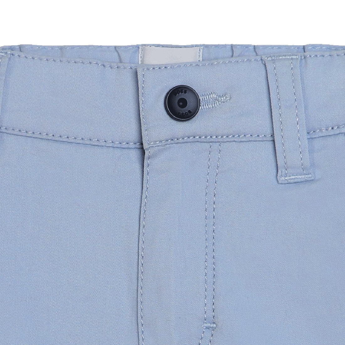 Hugo Boss Cotton-Elastane Twill Bermuda Shorts with Elasticated Waist | Schools Out