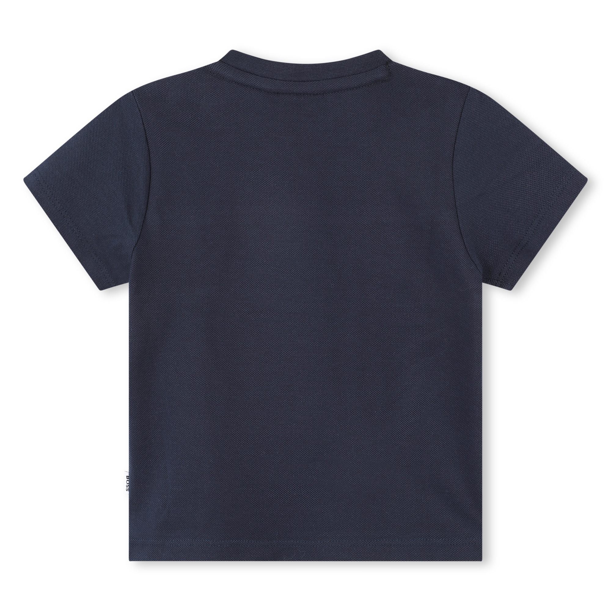 Hugo Boss Short Sleeve Cotton-Elastane Piqué Tee-Shirt with Embroidered Logo | Schools Out