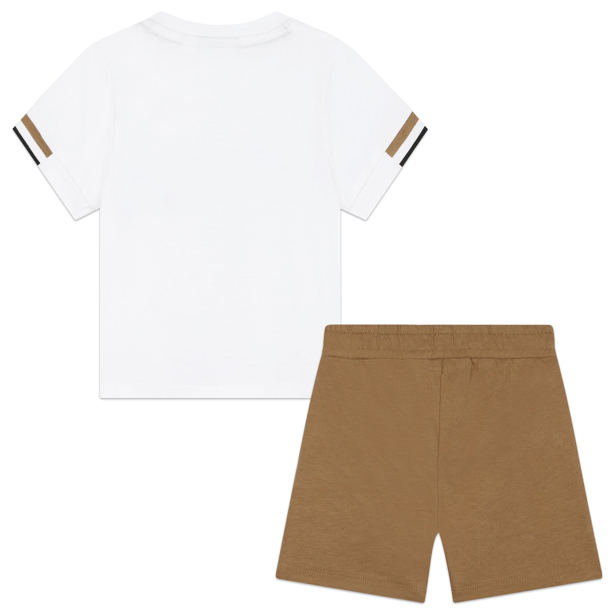 Printed Logo T-Shirt and Shorts Set