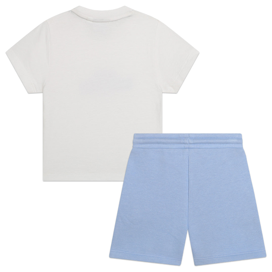 Fancy Illustration T-Shirt and Fleece Shorts Set