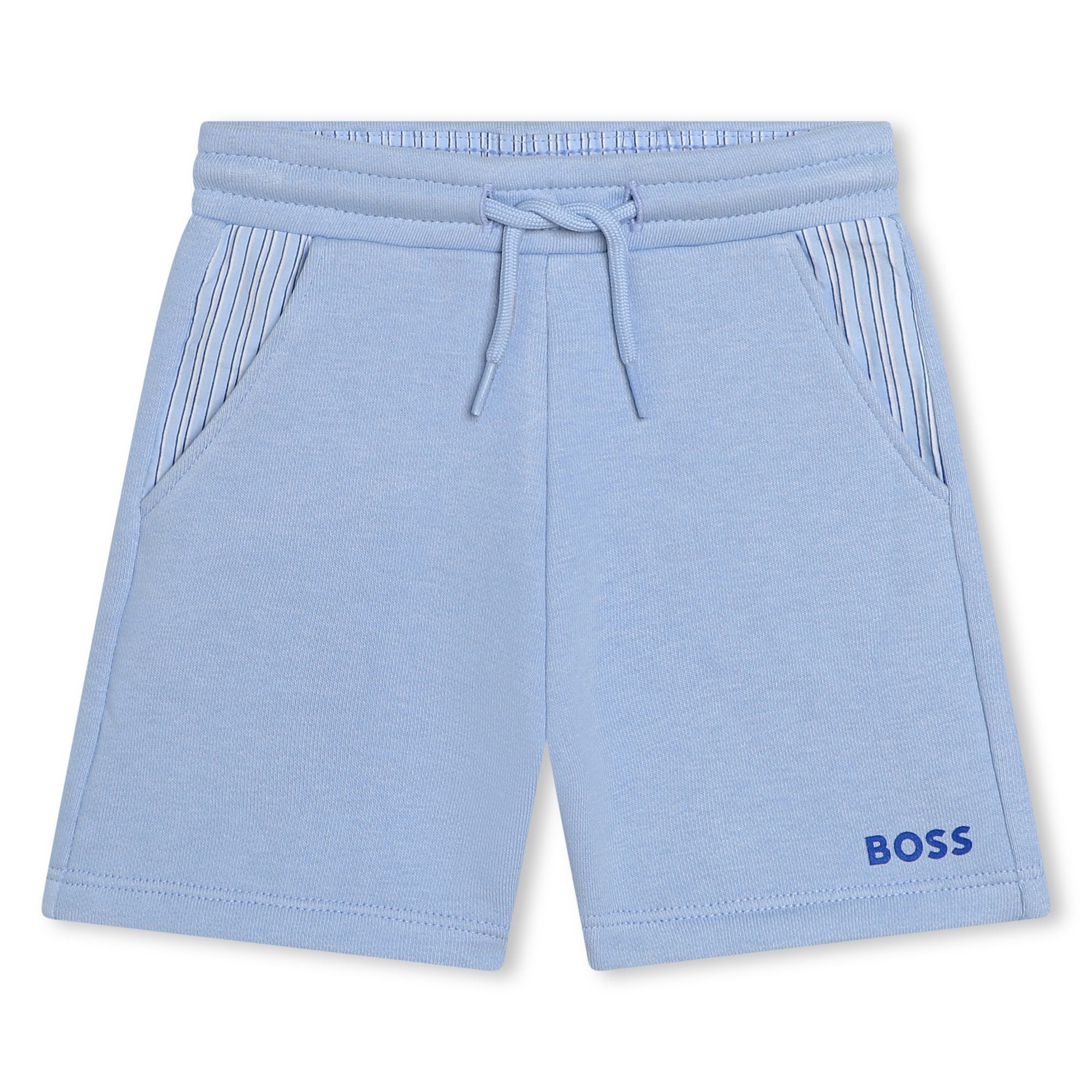 Hugo Boss T-Shirt and Fleece Shorts Set with Fancy Illustration | Schools Out