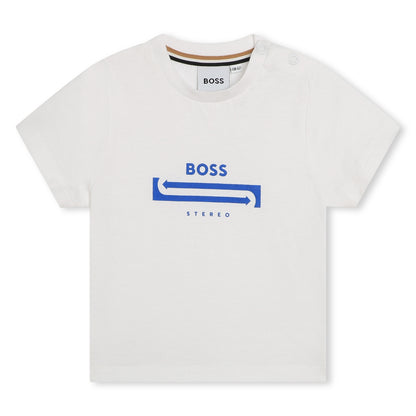 Hugo Boss T-Shirt and Fleece Shorts Set with Fancy Illustration | Schools Out