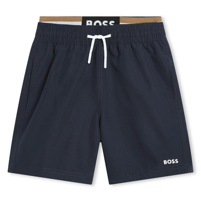 Surfer Swim Shorts with Dual Waistbands