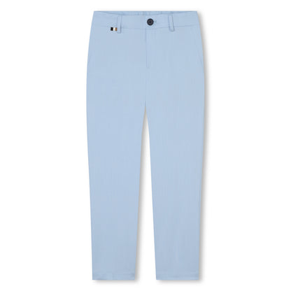 Hugo Boss Ceremony Suit Trousers with Iconic Stripe Label | Schools Out