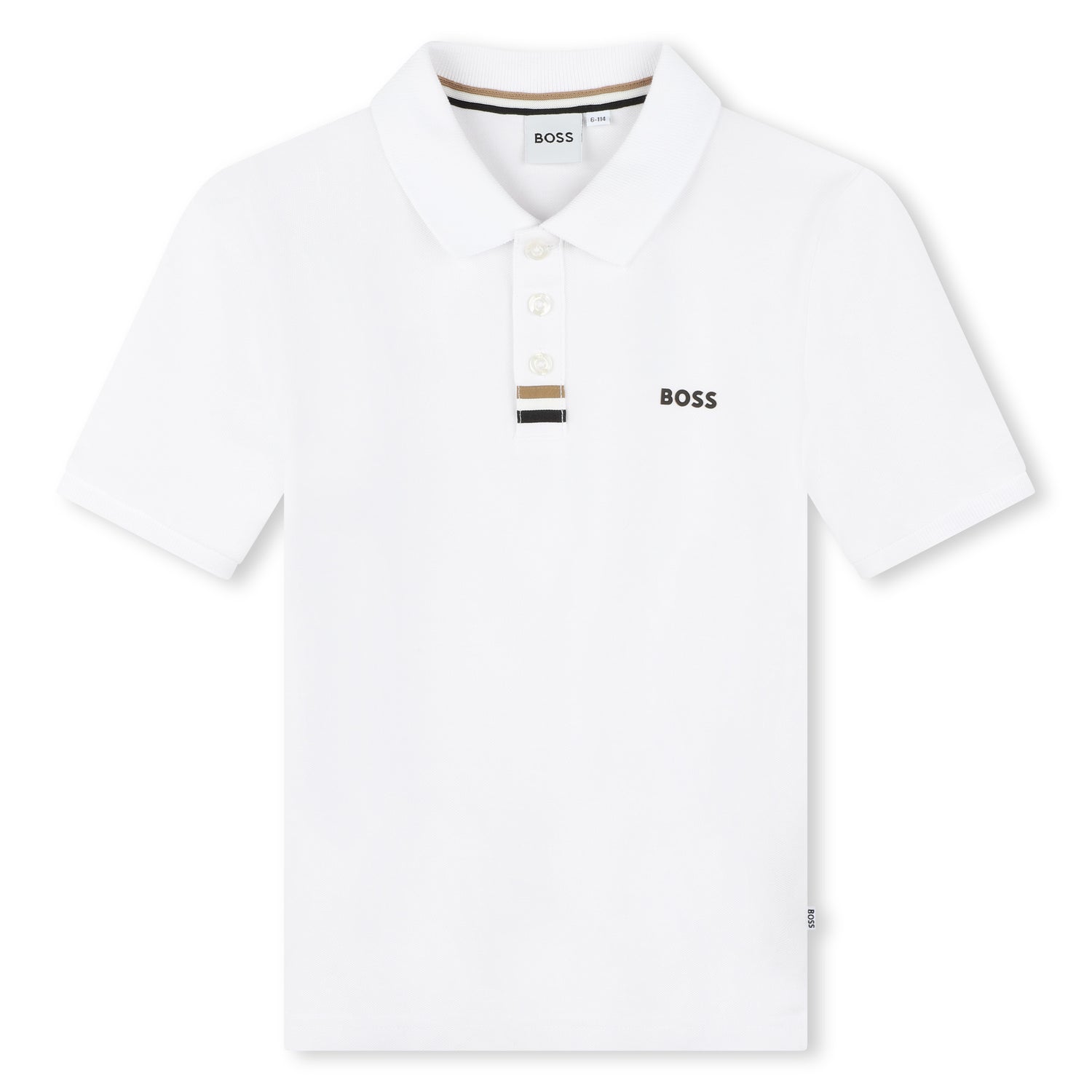 Hugo Boss Short Sleeve Polo with Iconic Braid Collar | Schools Out