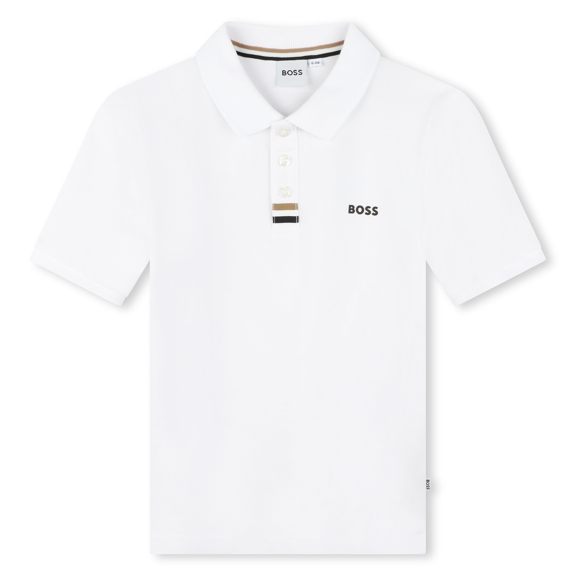 Hugo Boss Short Sleeve Polo with Iconic Braid Collar | Schools Out