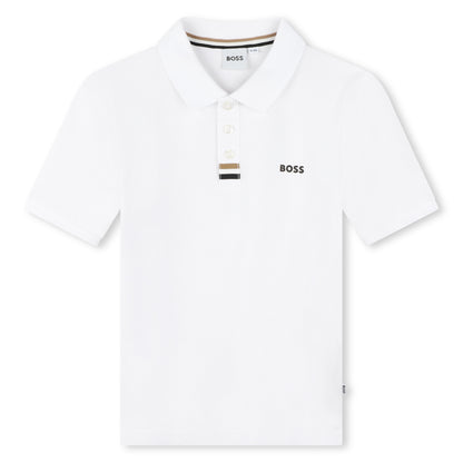 Hugo Boss Short Sleeve Polo with Iconic Braid Collar | Schools Out