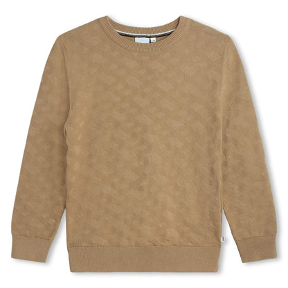 Cotton Knitted Jacquard Pullover