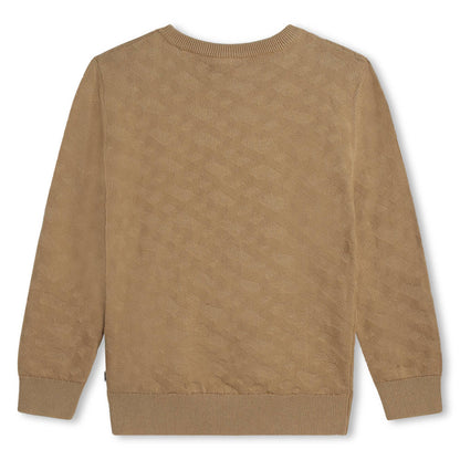 Cotton Knitted Jacquard Pullover