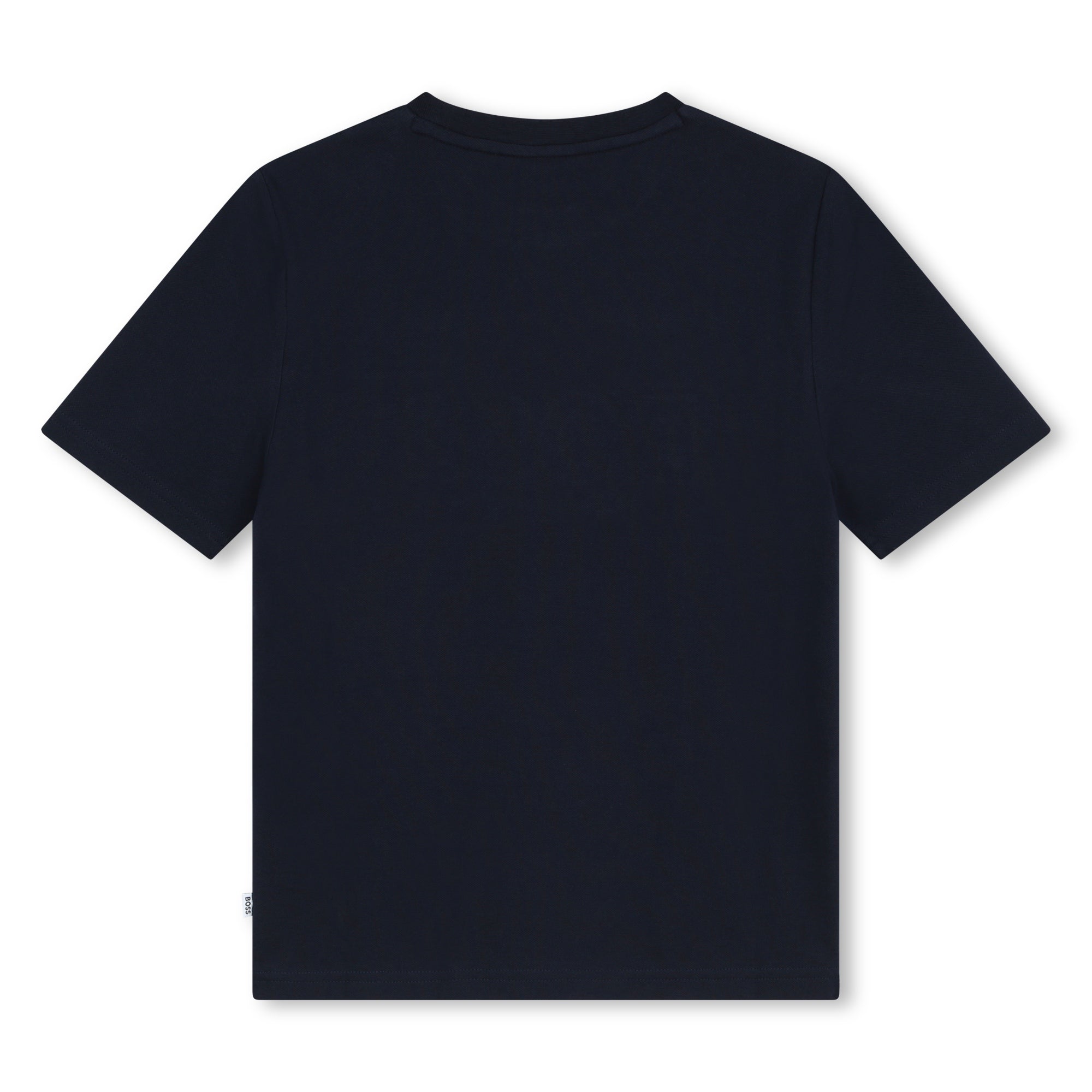 Hugo Boss Short Sleeve Piqué Cotton-Elastane Tee-Shirt with Contrast Piping | Schools Out