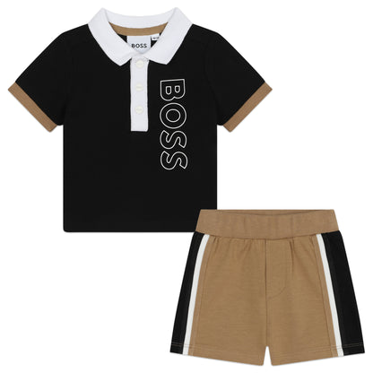 Hugo Boss Polo and Shorts Set in Organic Cotton | Schools Out