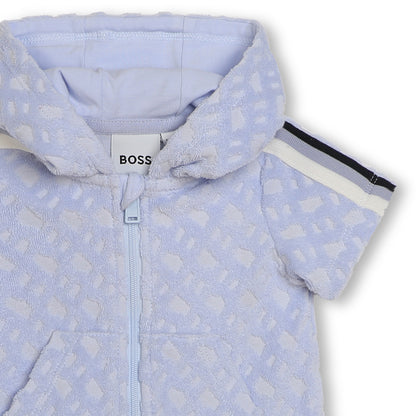 Hugo Boss Hooded All In One with Monogram Jacquard | Schools Out