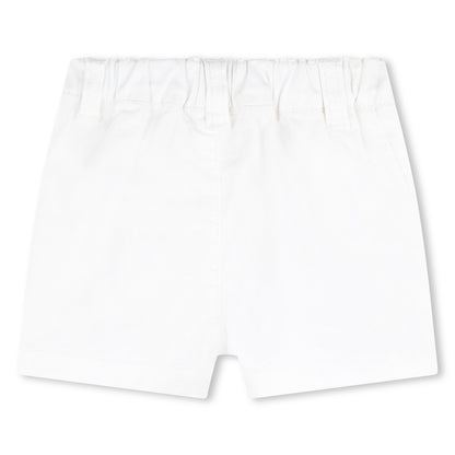 Hugo Boss Striped Cotton Twill Shorts and Tank Top Set with Embroidered Details | Schools Out