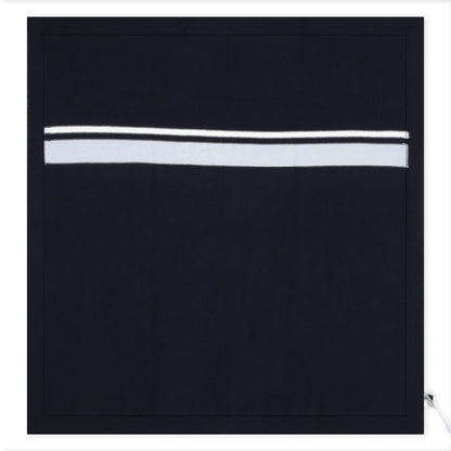 Hugo Boss My First Cotton Knit Blanket with Jacquard Branded Print | Schools Out