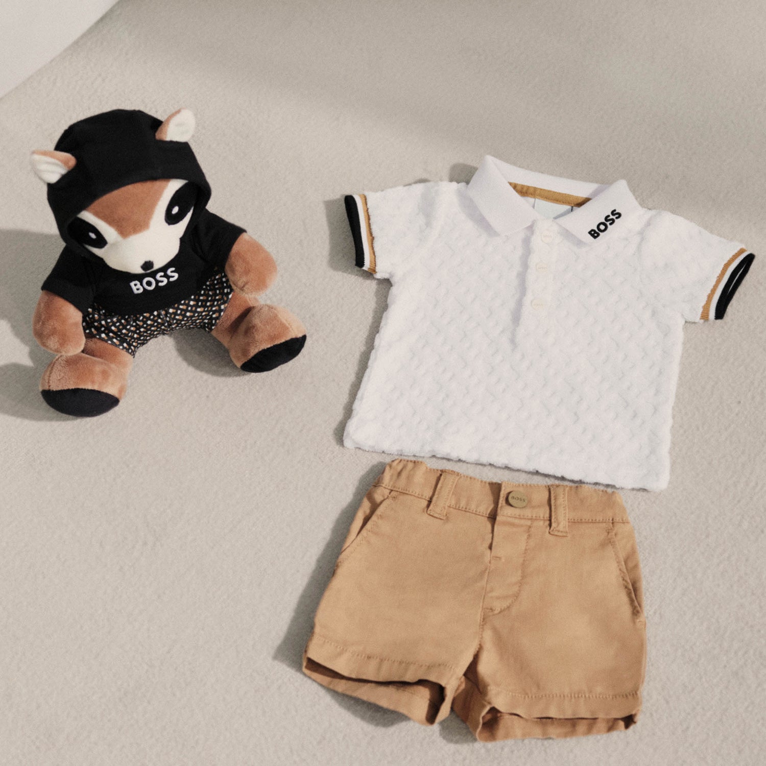 Hugo Boss Monogram Polo and Twill Shorts Set | Schools Out