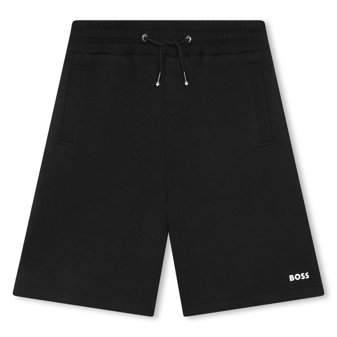 Hugo Boss Double-Sided Cotton Blend Interlock Shorts with Drawcord | Schools Out