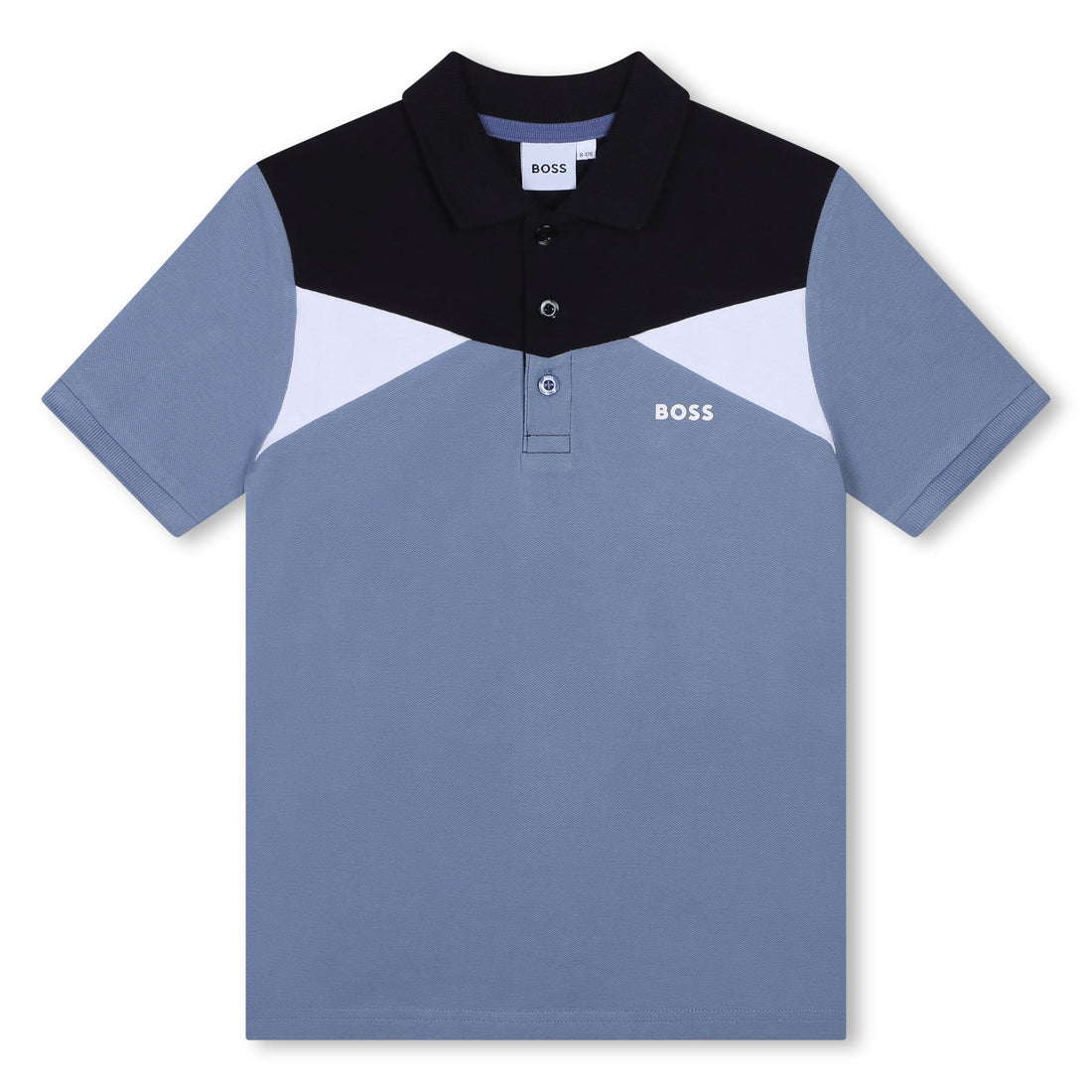 Medium Grey Block Polo Shirt