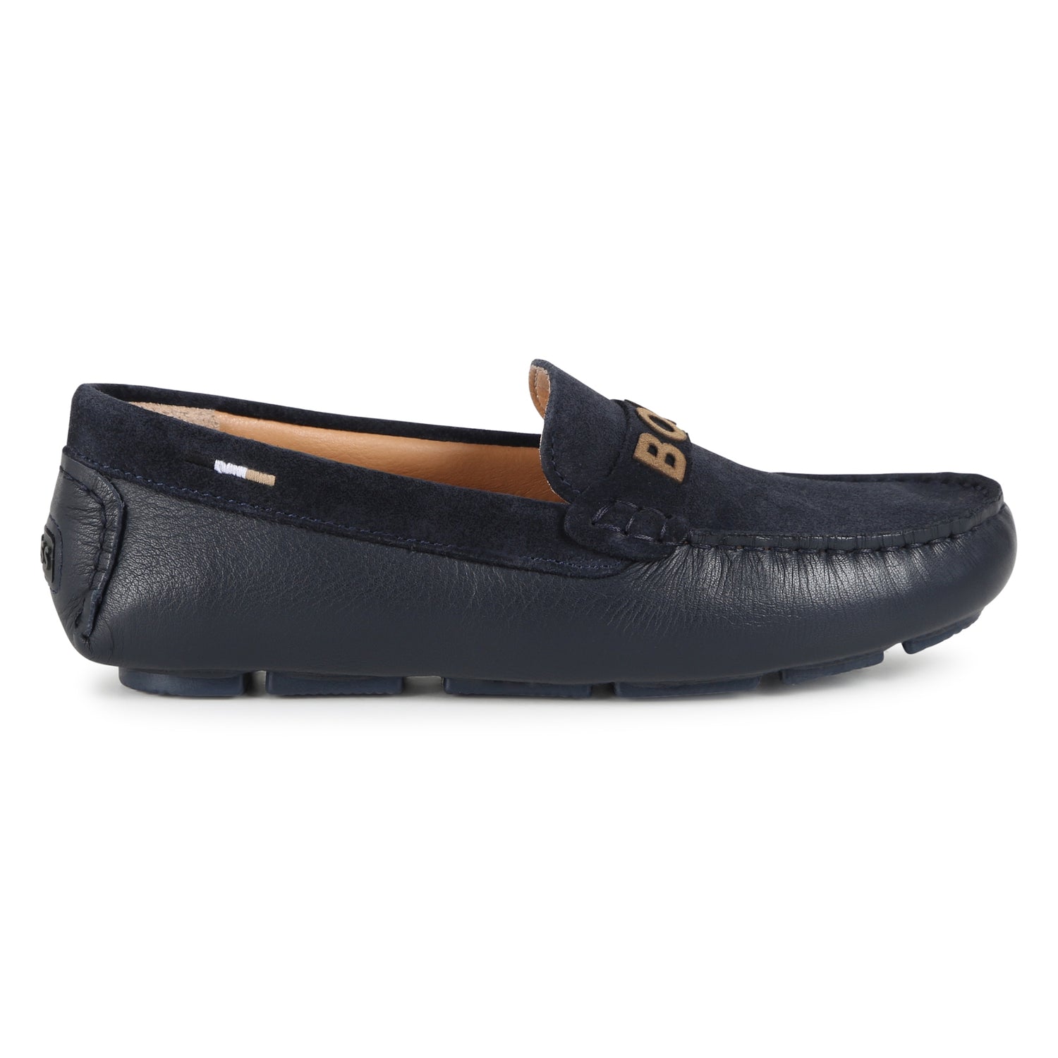 Navy Suede Loafers