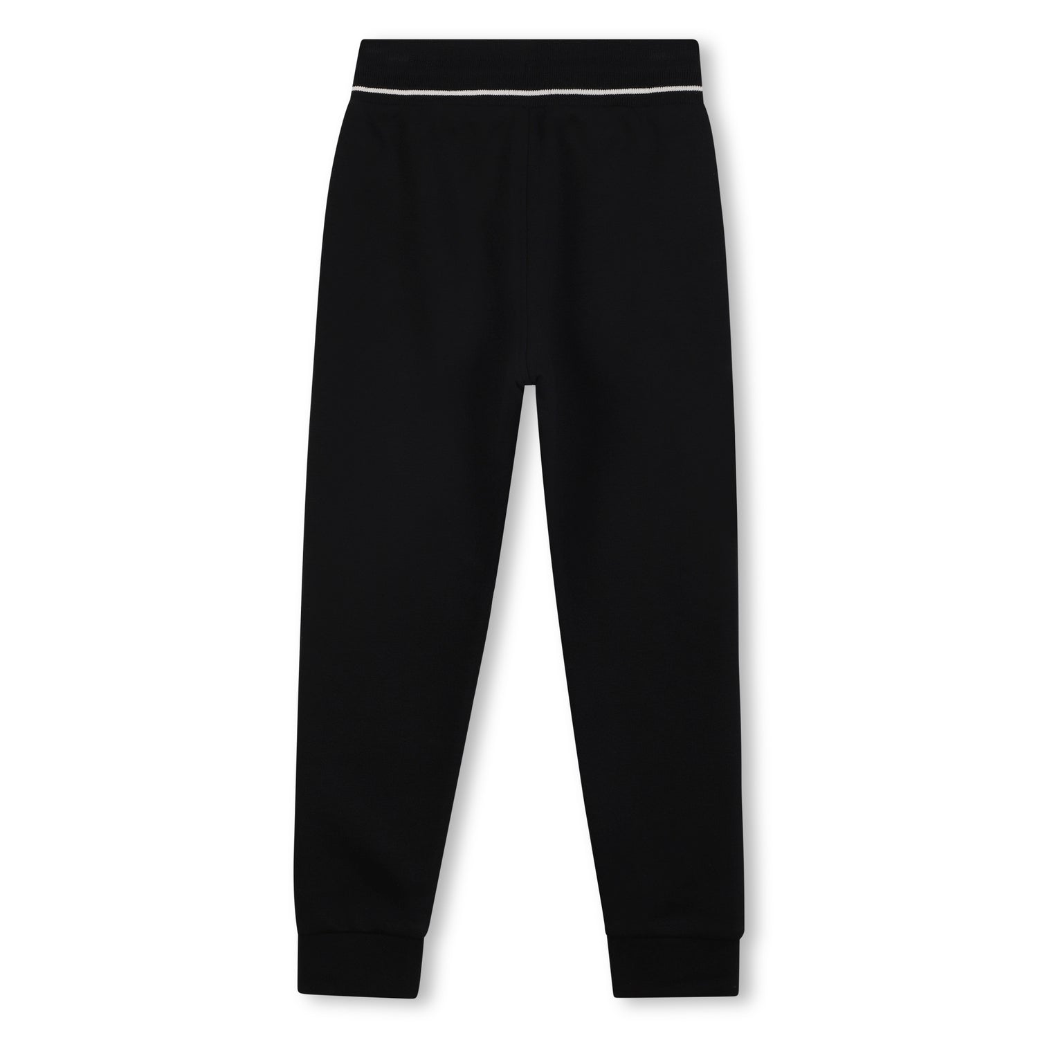 Brushed Fleece Jogging Bottoms with Contrasting Waist Stripe