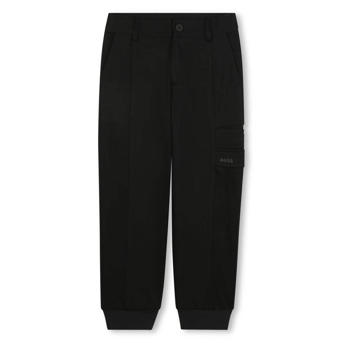 Cargo Trousers with Ribbed Cuffs for Boys