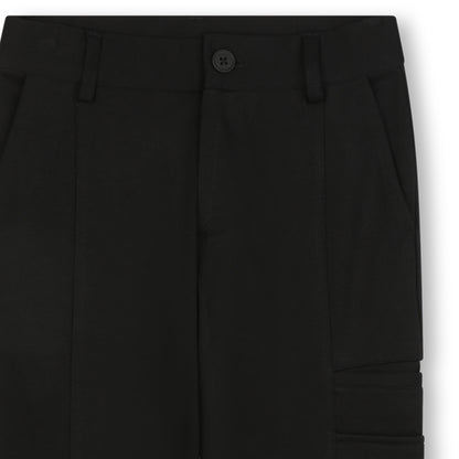 Cargo Trousers with Ribbed Cuffs for Boys